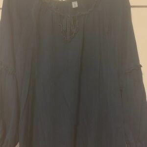 Old Navy Navy Blue Blouse